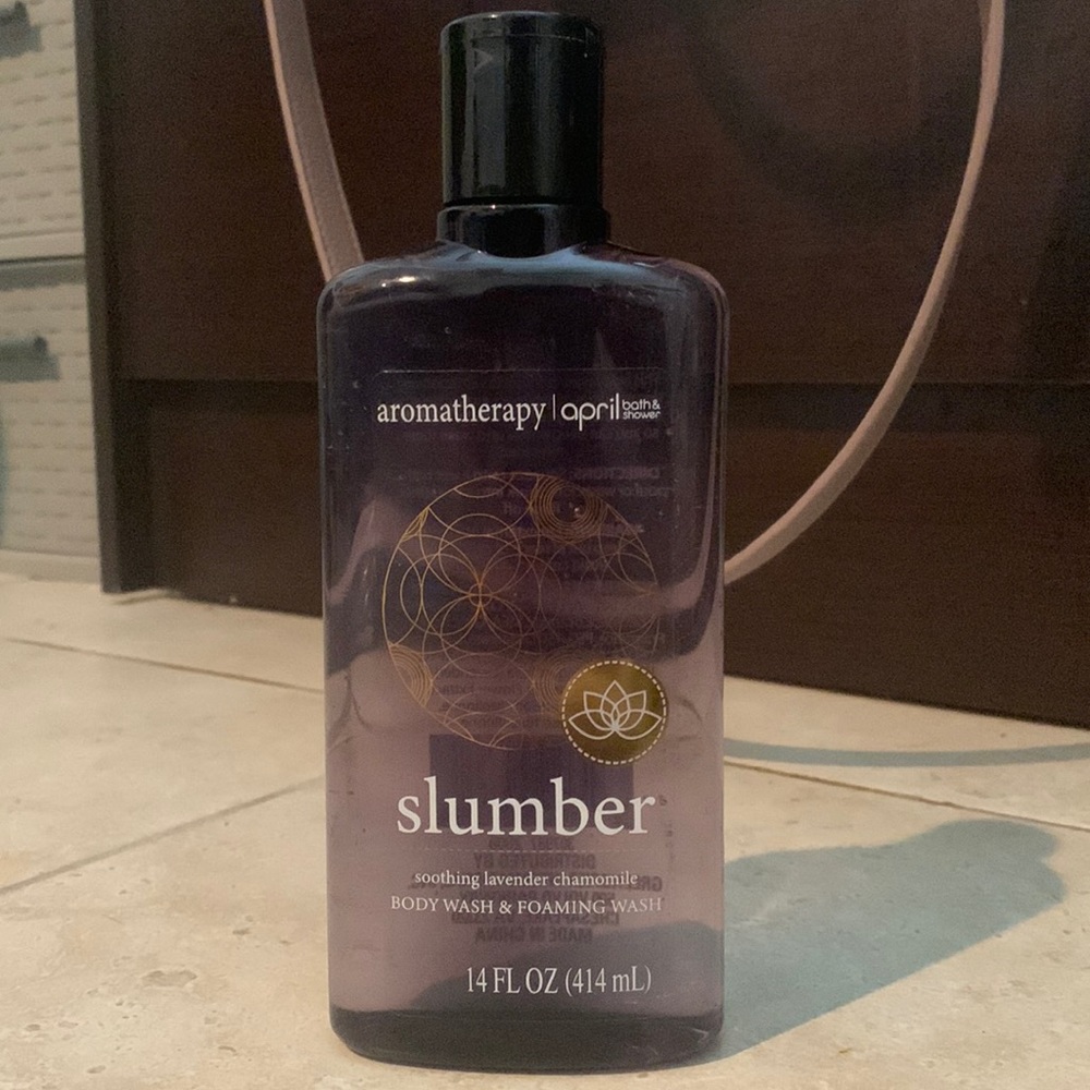 NWT never used aromatherapy slumber body & foaming wash